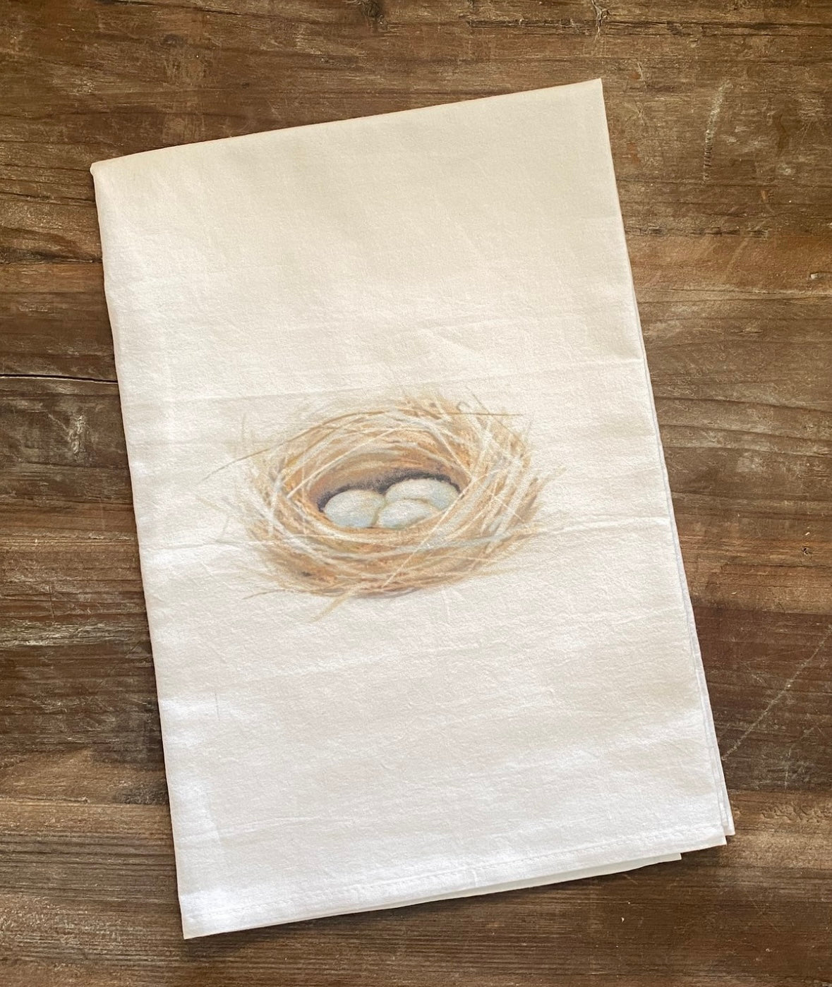 Karen Marcum Nest Tea Towel