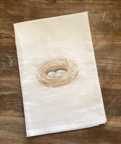 Karen Marcum Nest Tea Towel