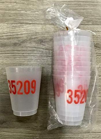 35209 Plastic Cups (Red)