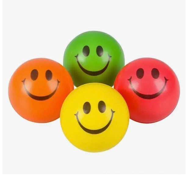 Smiley Face Squish Balls