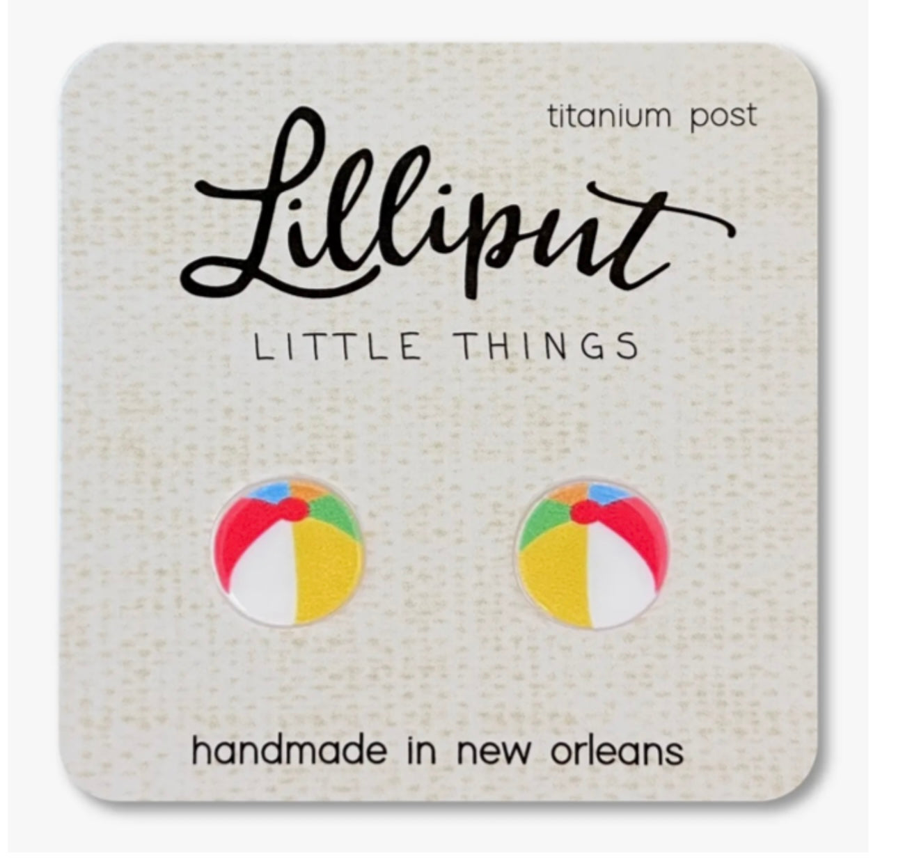 Lilliput Beach Ball Earrings