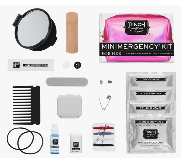 Hot Pink Hologram Minimergency Kit for Her
