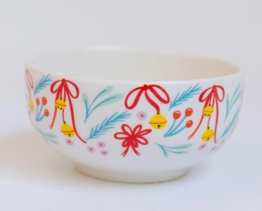 Jingle Bells Small Ceramic Bowl