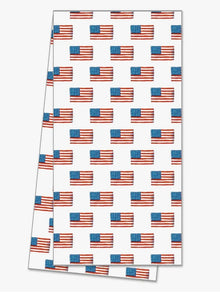 American Flags Tea Towel