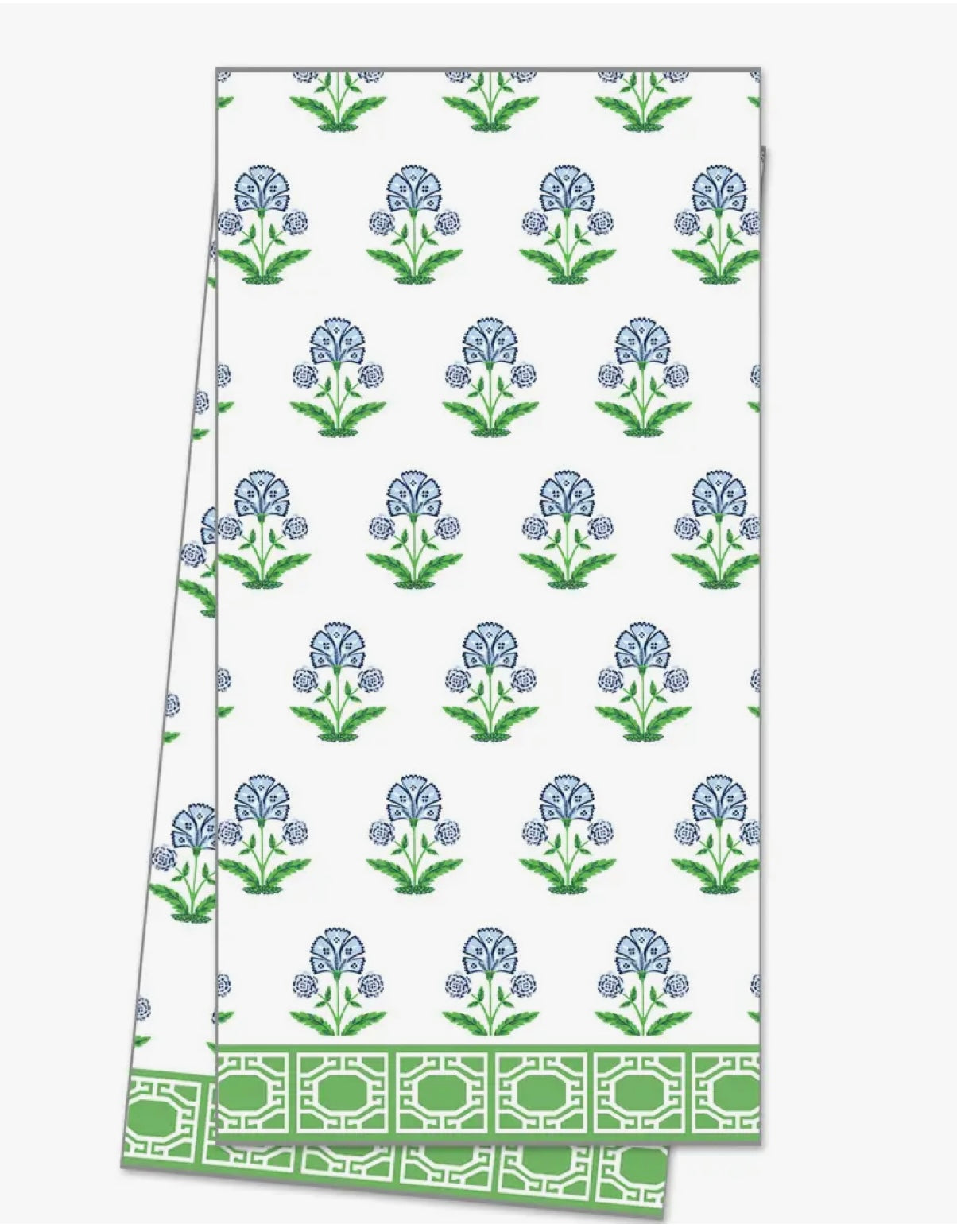 WH Hostess Floral Block Tea Towel