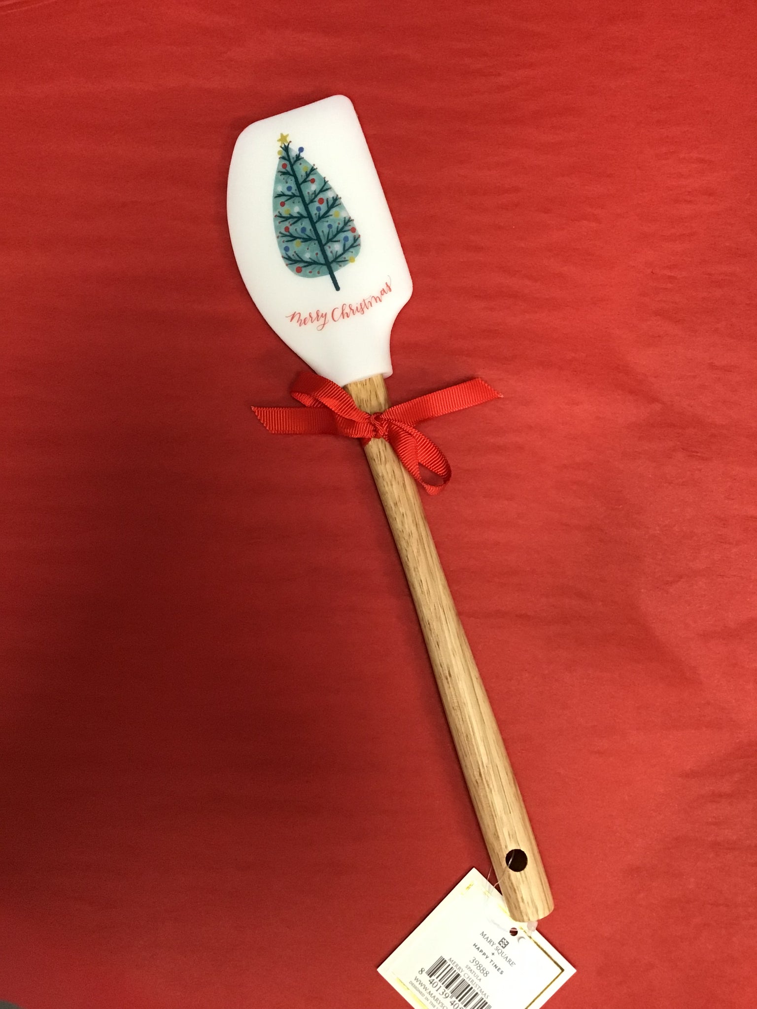 Green Christmas Tree Spatula