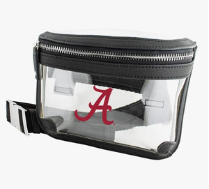 Alabama Logo Clear Belt Bag