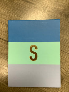 Mary Square “S” Bound Notepad