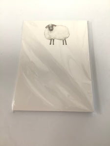 Lamb White Notepad Karen Marcum