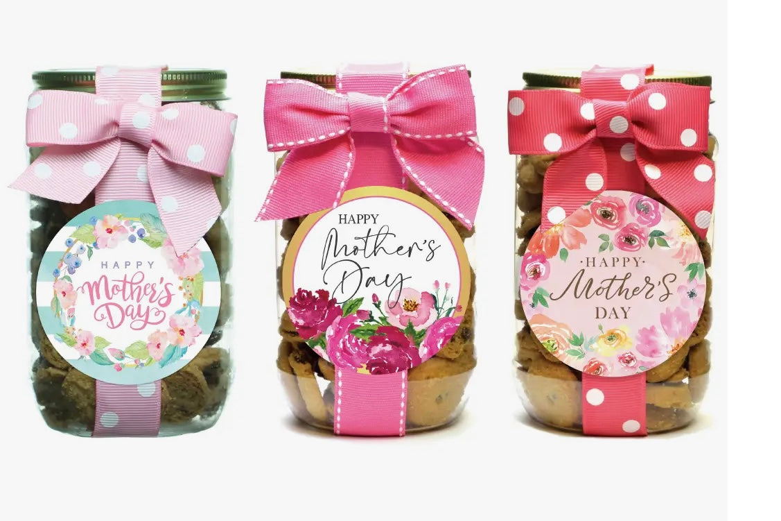 Cottage Basket Mother’s Day Chocolate Chip Cookies-Pint Jar