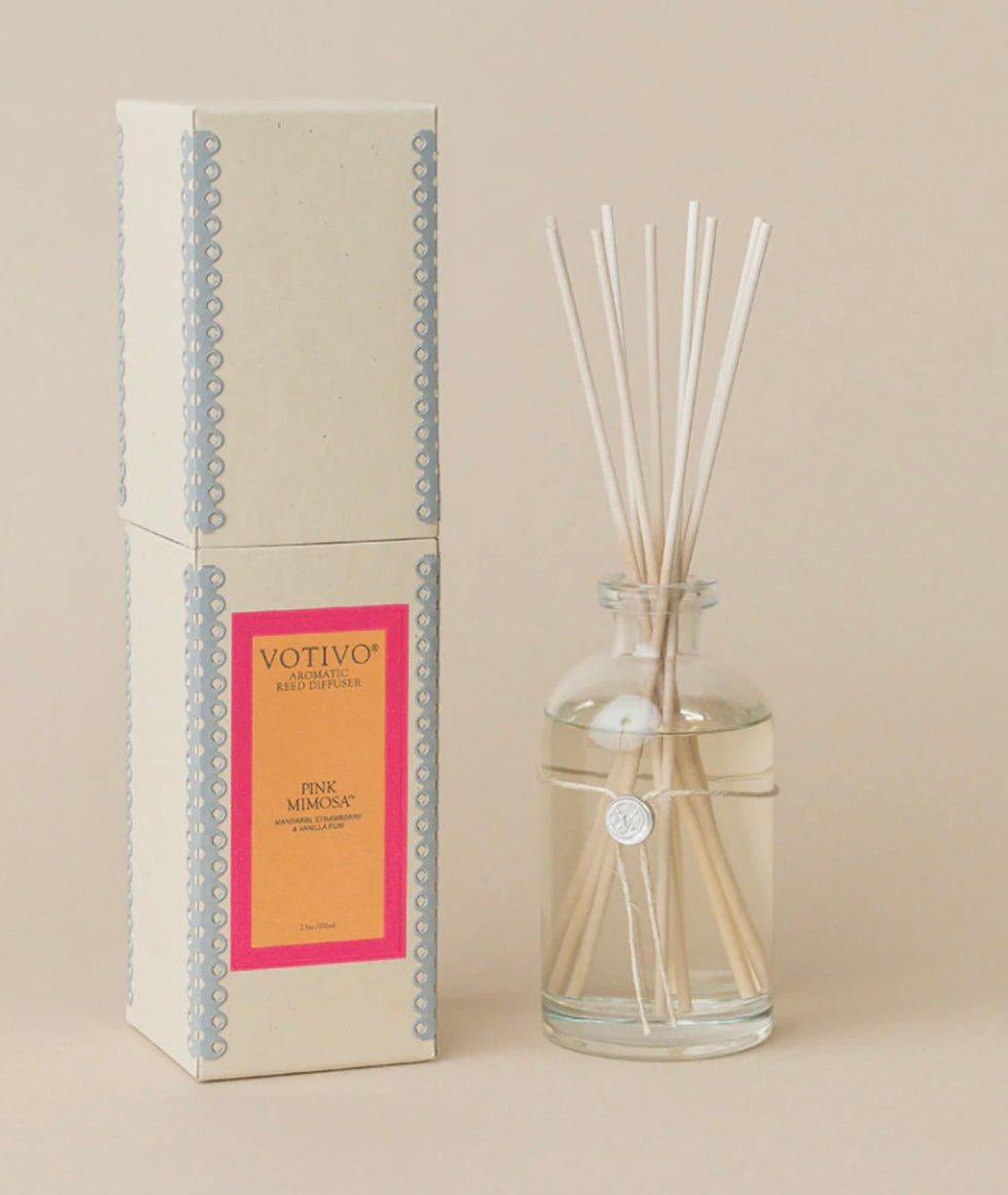 Votivo Reed Diffuser-Pink Mimosa