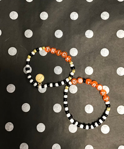 Kids Trick Or Treat Beaded Bracelet Set