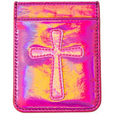 Pink Cross Phone Wallet
