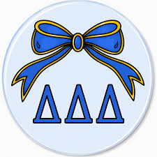 Big Bow Sorority Button