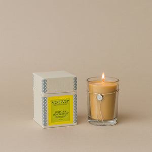 Votivo Aromatic Candle 6.8 oz. Candle-Sumatra Lemongrass