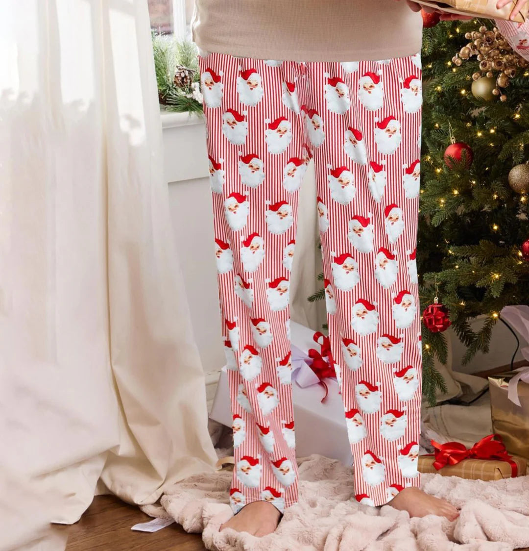 Men's Red Santa Baby Pajama Pants