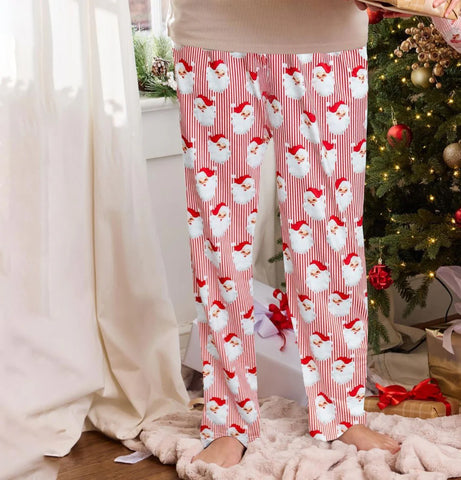 Men's Red Santa Baby Pajama Pants