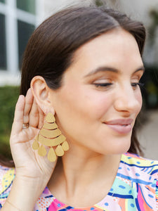 Aisha Gold Earrings