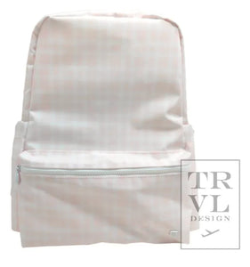 TRVL Pimlico Plaid Pink Backpacker