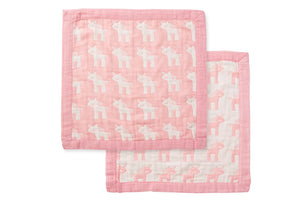 Pink Unicorn Angel Dear Burp Cloth