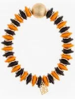 Chloe Bracelet Orange and Navy