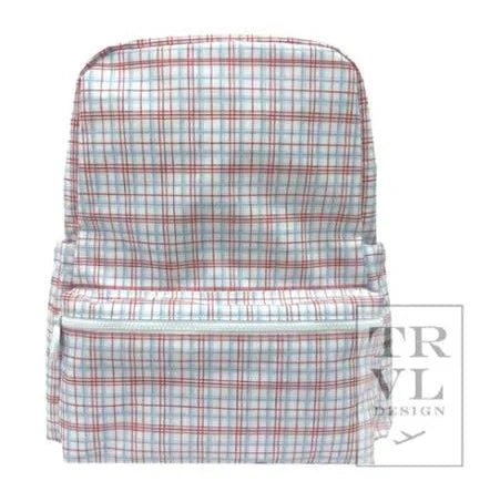 TRVL Backpacker - Classic Plaid Red