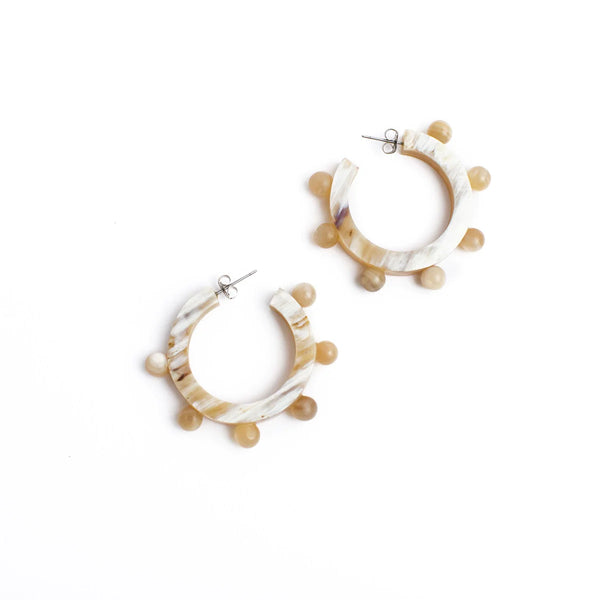 Sunshine Tienda Bead Hoops