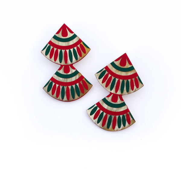 Sunshine Tienda Double Tile Earrings