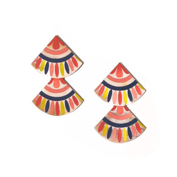 Sunshine Tienda Double Tile Earrings