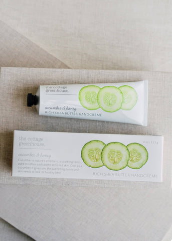 The Cottage Greenhouse Cucumber & Honey Handcreme