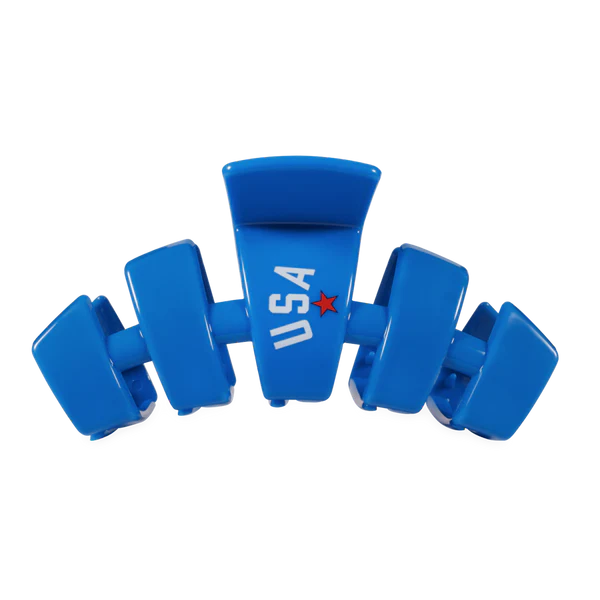 USA Classic Blue Large Claw Clip