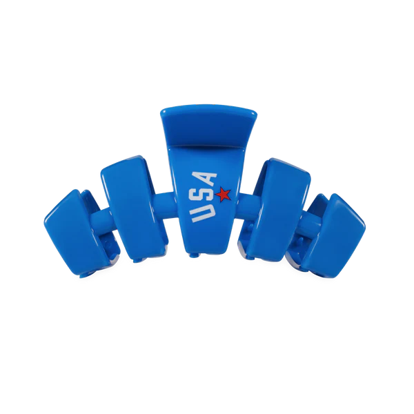USA Classic Blue Medium Claw Clip