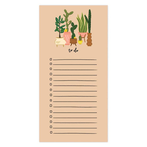 Tall Plants To Do Notepad