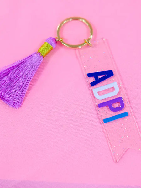 Sorority Tassel Key Chain