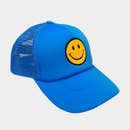 Blue Smiley Face Baseball Hat