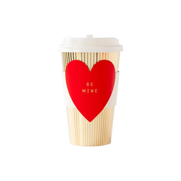 Red Be Mine Heart Cozy To-Go Cups (8)
