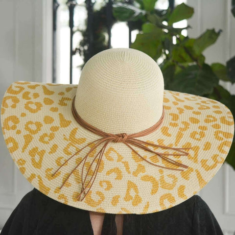 Gold Leopard Sun Hat