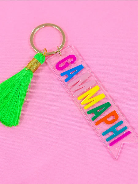 Sorority Tassel Key Chain