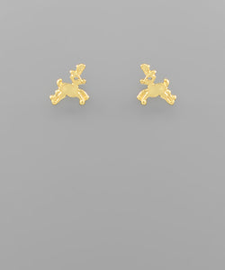 Rudolph Gold Dipped Earrings