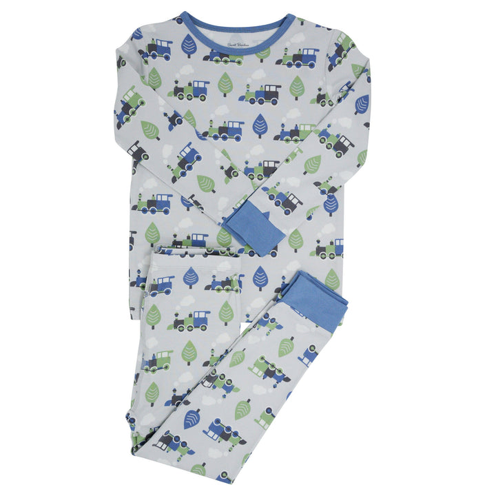 8y Trains Big Kid Pajama