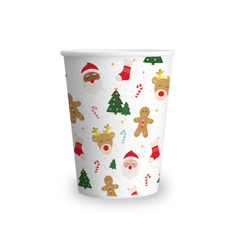 Christmas Icon Paper Cups (Set of 8)