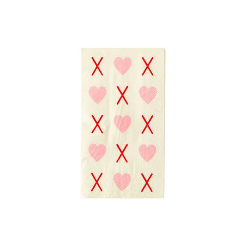XOXO Hearts Guest Napkin - Sets of 24