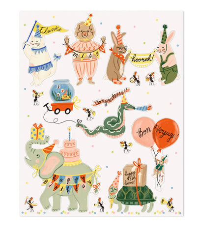 Sticker Stories - The Pet Parade - 8x10" Set of Decals