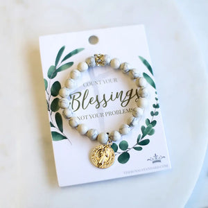 Beaded blessings bracelet
