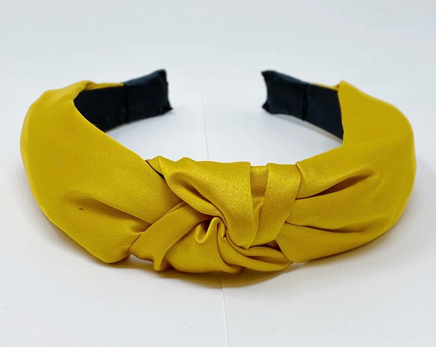 Sunflower Gold Satin Headband