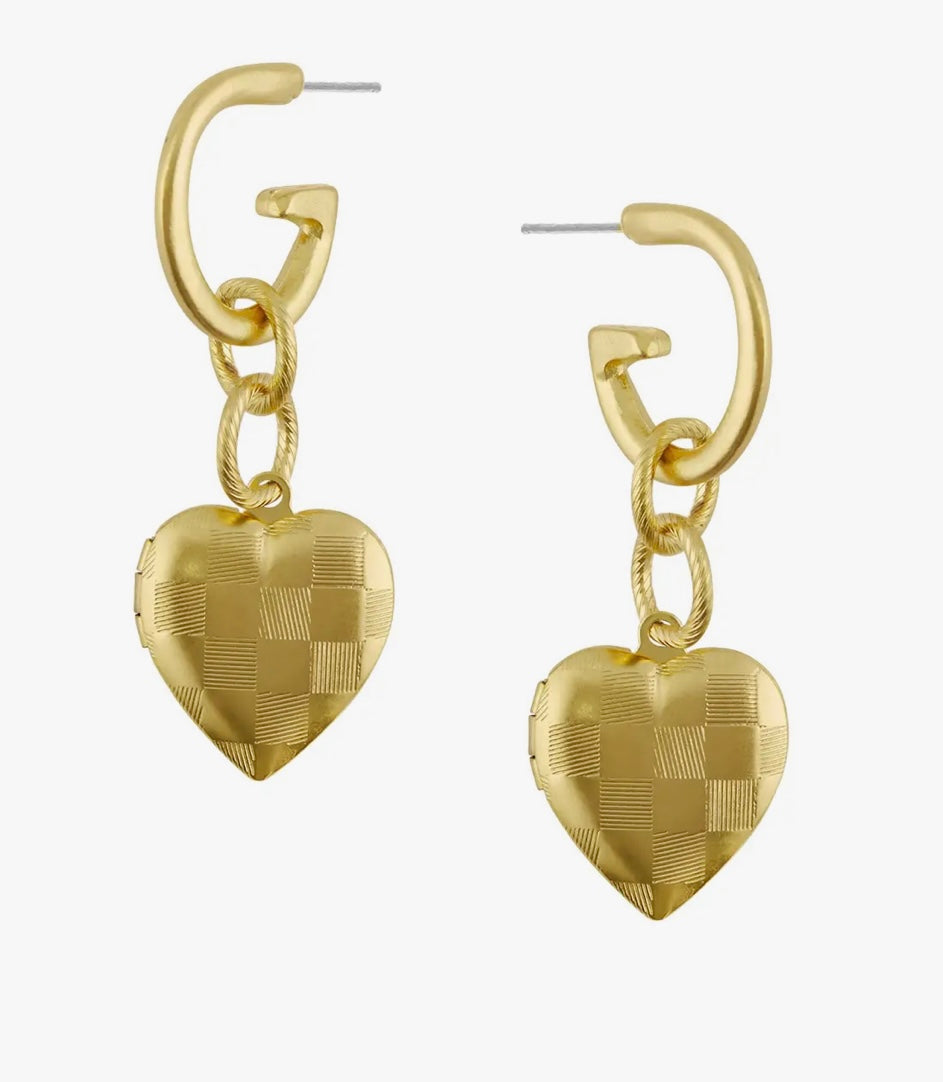 Susan Shaw Gigi Locket Earrings