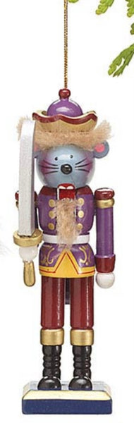 Nutcracker Ballet Wooden Ornament (Mouse King)