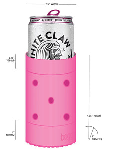 Hot Pink Slim Can Bogg Boozie