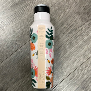 Corkcicle Rifle paper Gloss Cream Lively Floral Sports Canteen