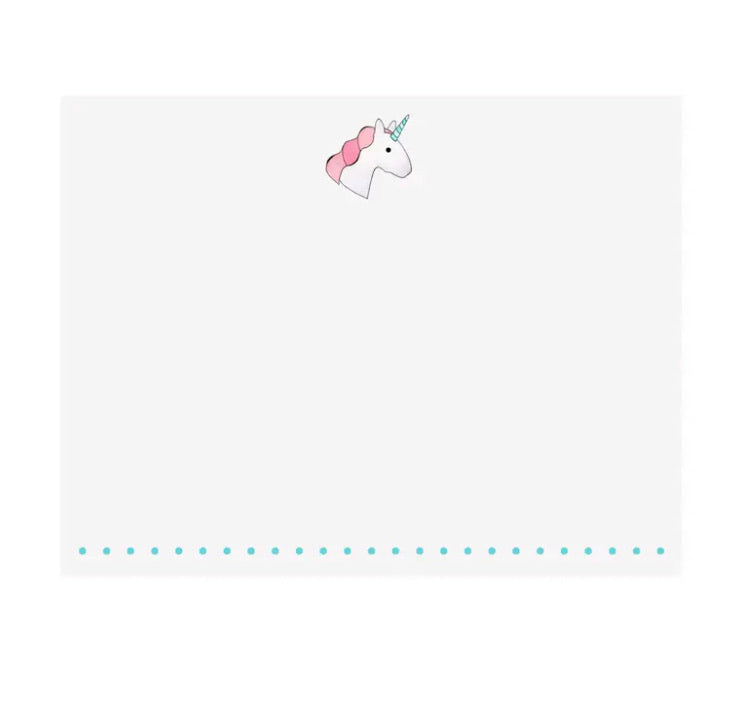 Unicorn Flat Note Card Box Set